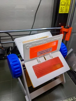 Rolodex Compatible Filament Swatch Adapter for Small Swatches (OpenSCAD)
