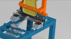 SMS fabric cutter machine