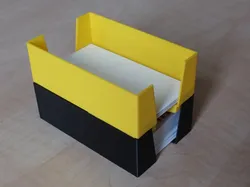 Stackable business card boxes