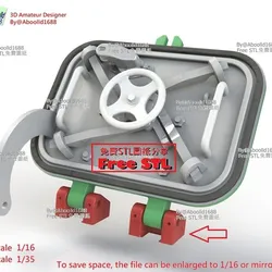 Tiger tank Late production hatches Seat_B.(STL-35-16)