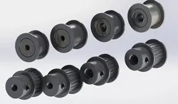 Ultimate GT2 Pulley Pack 20 teeth - 3mm-5mm Bore-Print Ready 3D  3D print model