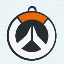 3D printer bestanden | 3MF | Overwatch keychain