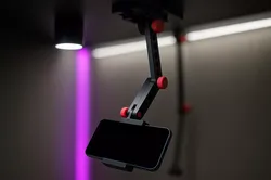 Adjustable Overhead Phone Holder Arm 3D print model