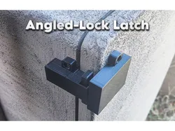 Angled-Lock Latch