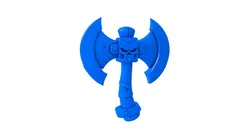 axe - axe stl - Pirate Battle Axe - Medieval Battle Axe  3D print model