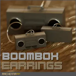 Boombox Earrings