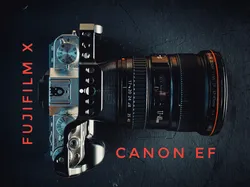 Canon EF to Fujifilm X adapter