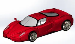 Ferrari Enzo - Basic Solidworks Solid Model