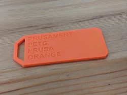Filament Swatch with customisable text