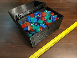 Treasure Chest with Functional Hinge
