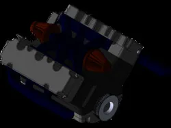 V-6 engine