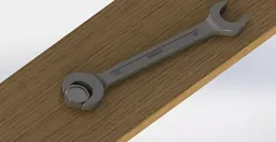 12x13 Wrench Model by HCU TOOLS SolidWorks STEP STL 3D print model