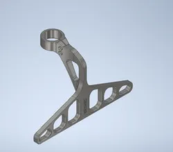 Bike handlebar bag support