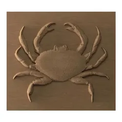 Crab STL model relief CNC router wood carving & 3D printing
