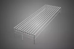 INDUSTRIAL SCALE HYDROPONIC RACK NFT SYSTEM ARRAY GARDEN FARMING 3D model