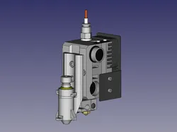 JGAurora A5 E3D drag knife mount [vinyl cutter]
