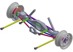 Lada fully floating rear axle