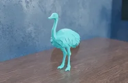 Low Poly Ostrich