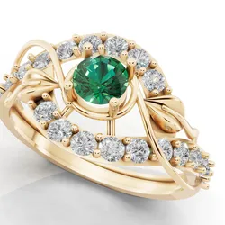 Organic Vine and Leaf Ring Nature Inspired Cad Design