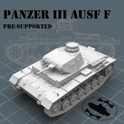 Panzer III AusF F German Medium Tank - 1/72 Scale