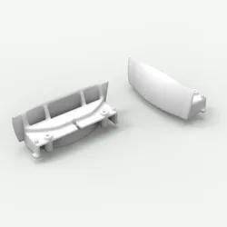 Poignee porte lave vaisselle Vedette V53420 Atoll  // Reapir - Dishwasher door handle Vedette