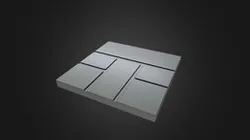 Sci-fi floor Tile Cross