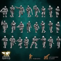 Single-Piece HiTech Sneaking Suits - Infantry for Skirmish Tabletop Wargames
