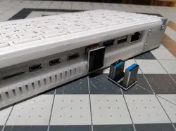 Update for my Pi 400 Case for use with a 180 Degree USB Adapter from AliExpress