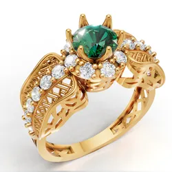 Woven Filigree Ring Wide Cluster Shank  STL CAD for Printing