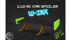 1 10 RC DRIFT CAR SPOILER W-inX 3D print model