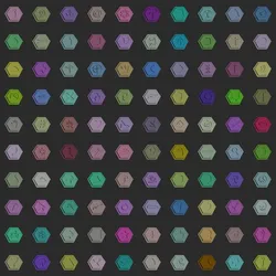 100 Symbol Hexagons Collection – 3D Printable Game Tokens