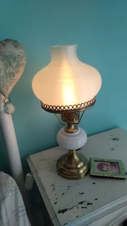 165 mm Quinque antique lamp