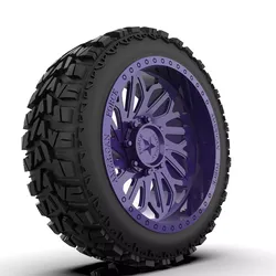 American force wheel with Versatyre MXT-HD Tire 3D print model