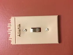 Atlanta skyline single switch plate cover