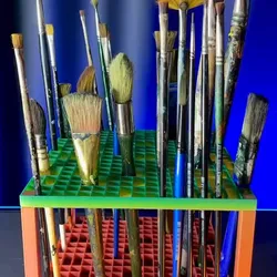 Brush Holder for Artists – Painting Desk Organizer