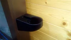 Hairdryer shelf