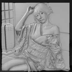 Japanese anime woman 3