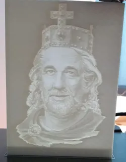 King -  lithophane