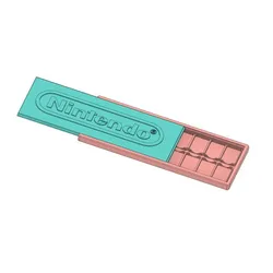 Memory card storage box for SWITCH console