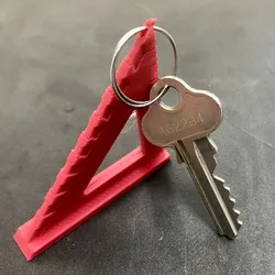 Metric Keychain Speed Square