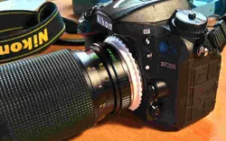 Nikon F mount to C/Y mount