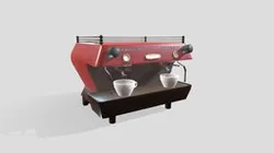 Retro coffe machine 3D model
