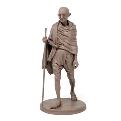 Sculptures & Artworks STL indir - Gandhi - 3D Everything