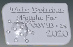 This Printer Fought Covid 19