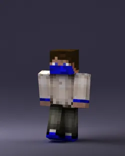 000445 Minecraft-Style Voxel Character 3dp Free 3D Print Model in Board Game 627040