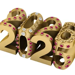 2026 Luxury Number Pendant