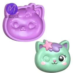 3D MerCat Bath Bomb STL Mold