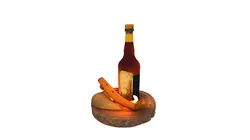 Amber bottle Game Ready