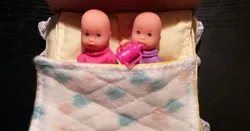 Baby Doll Double Bed With A Heart Cutout