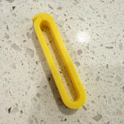 Carabiner wire and strap clip loop with snap latch